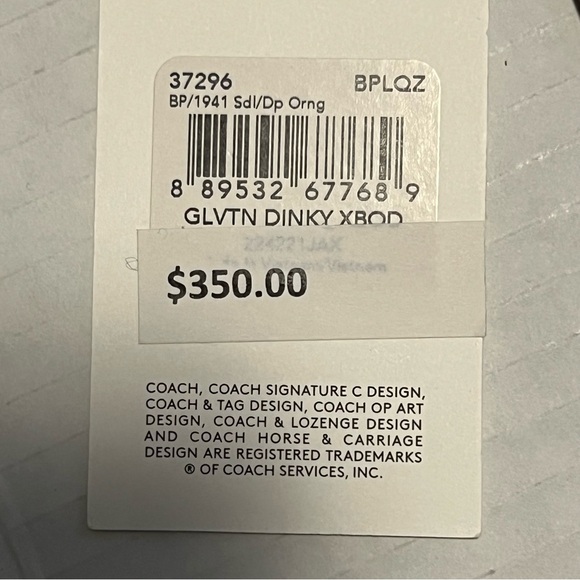 Coach Saddle Leather Turnlock Crossbody Dinky 1941 NWT - Picture 8 of 8